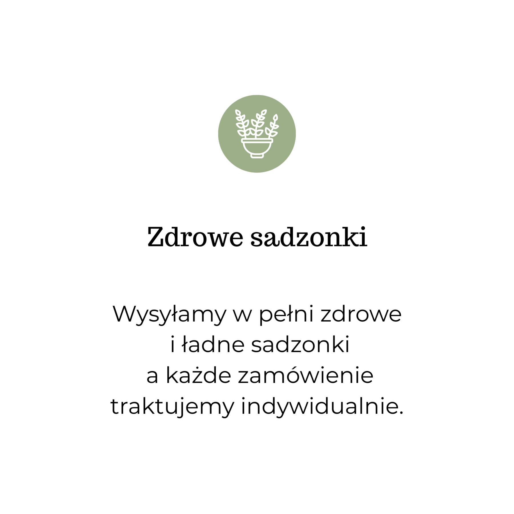 Zdrowe rośliny